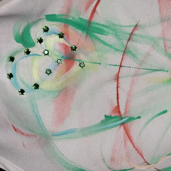 Custom Painted Wearable Art Apron #1406 - Picture 7 of 7